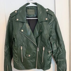 Blank NYC Green Moto Jacket